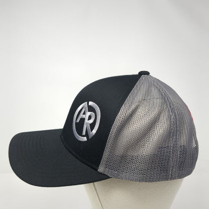 Auto Ranch Snapback Trucker Hat Black OS Adjustable Mesh Back Pacific Headwear