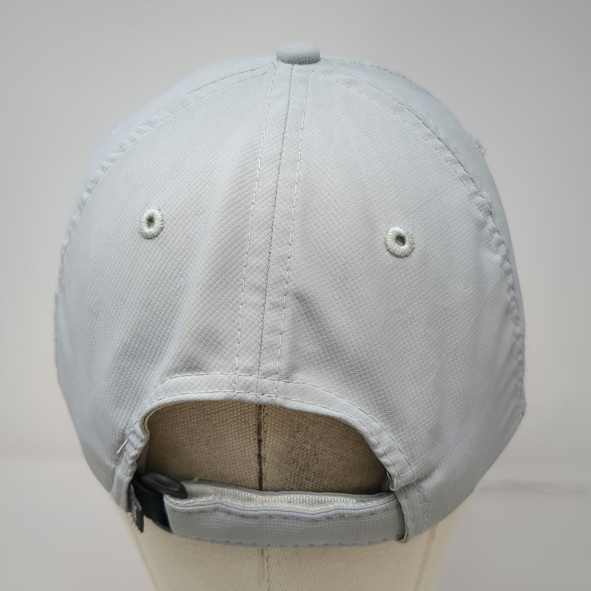 Imperial Baseball Cap Gray One Size Loch Lloyd Shield Patch Slideback Sport Hat