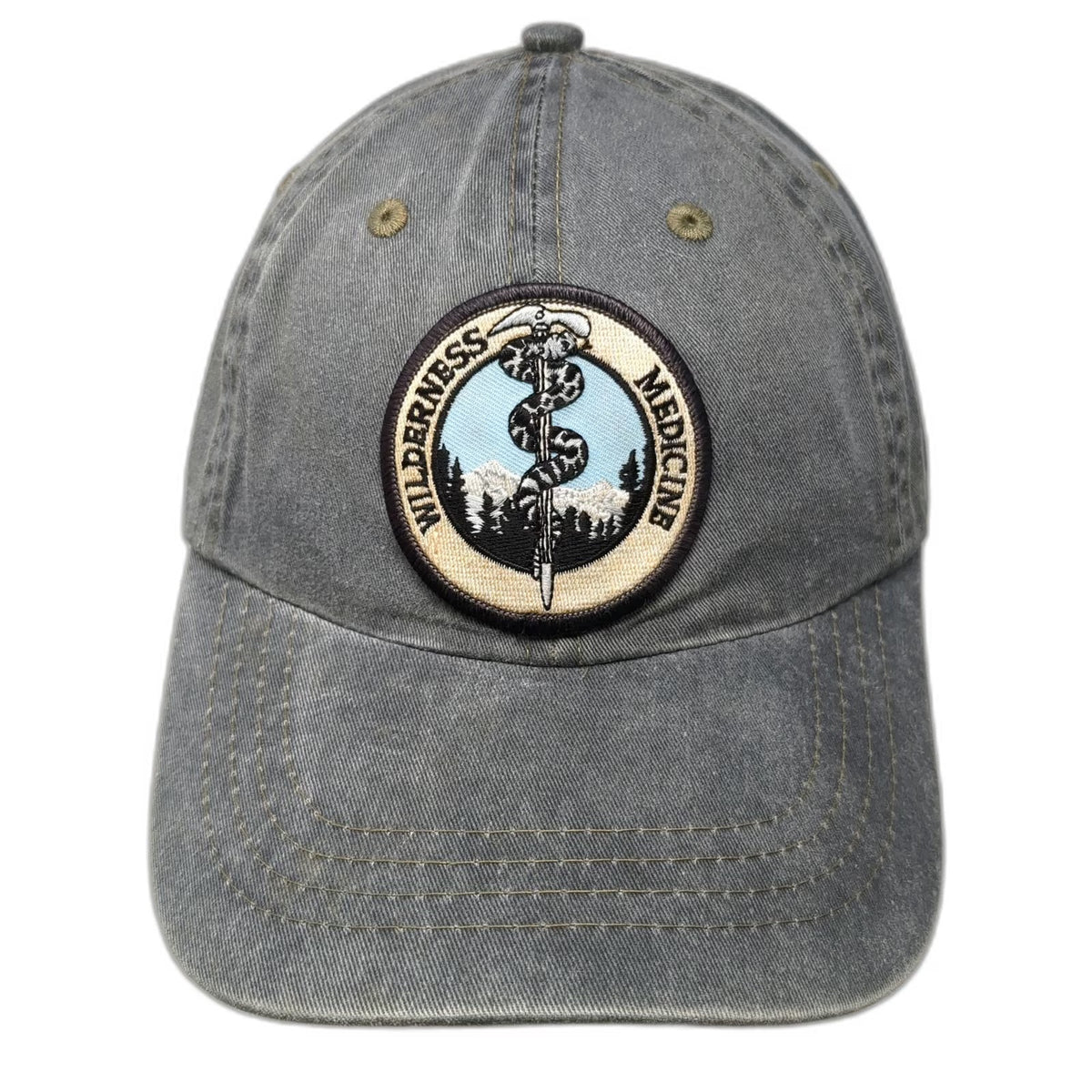 Port & Company Baseball Cap Green One Size Hat Wilderness Medicine Slideback