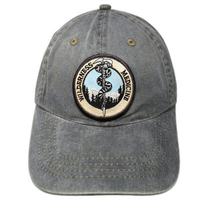 Port & Company Baseball Cap Green One Size Hat Wilderness Medicine Slideback