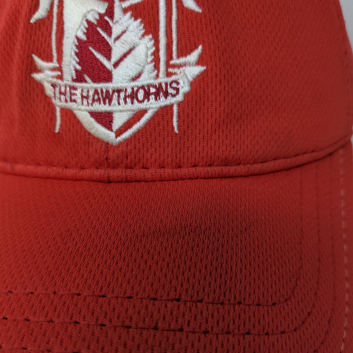 Pukka Men's Strapback Hat Red Embroidered The Hawthornes Logo