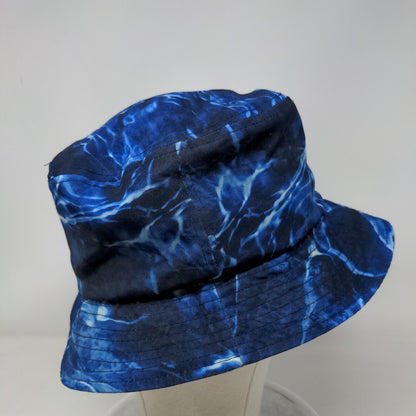 Mossy Oak Elements Agua Bucket Hat Blue OSFM Outdoor Cap All Over Print
