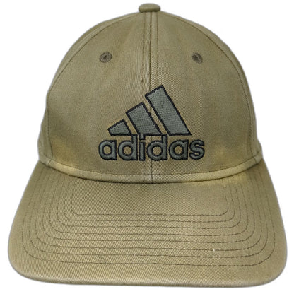 Adidas Baseball Cap Green M Cotton A-Flex Fitted Embroidered Logo Sport Hat
