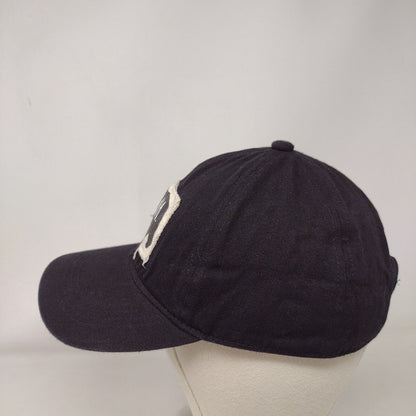 MAMA Slideback Hat Black OSFM Adjustable Patch 6 Panel Rae Dunn Cotton