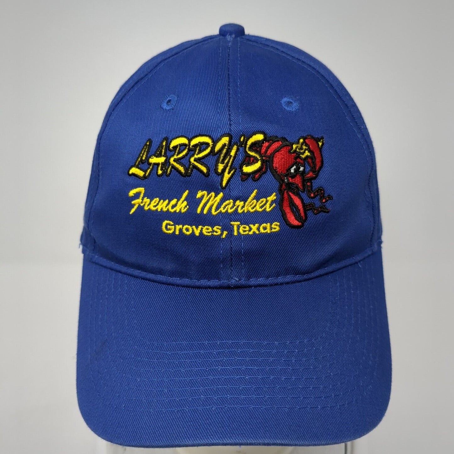Larry's French Market Strapback Hat Blue One Size Adjustable Otto