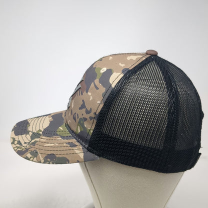 Vortex Trucker Hat Brown Camo One Size Mesh Back Snapback Optics Hunting Logo