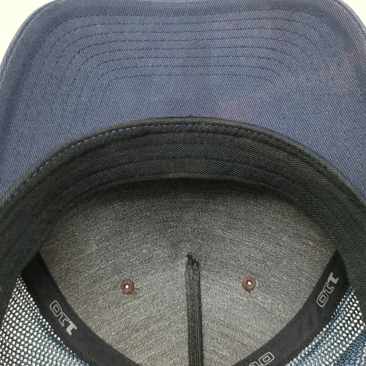 Outdoor Research Trucker Hat Blue One Size Woven Pattern Mesh Back Snapback
