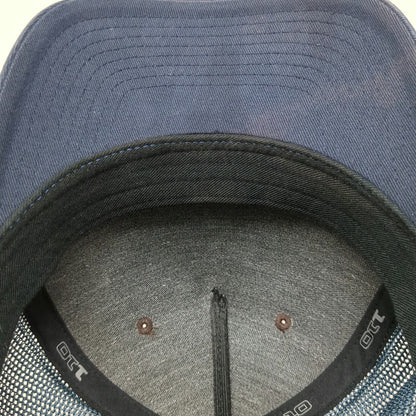 Outdoor Research Trucker Hat Blue One Size Woven Pattern Mesh Back Snapback