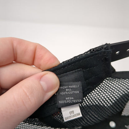 Right Now Heating Air Plumbing Trucker Hat Black One Size Mesh Back