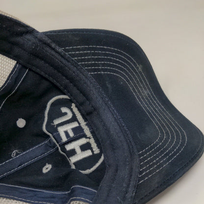 JFH Jonesfish.com Strapback Mesh Back Trucker Hat Blue One Size