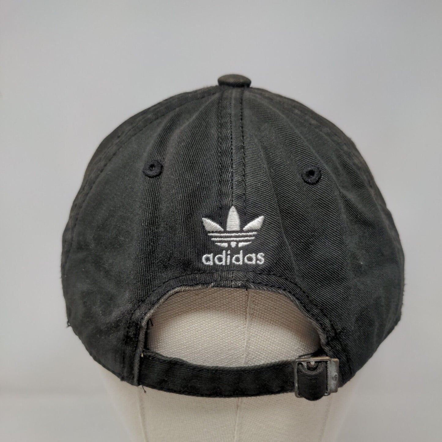 Adidas Slideback Hat Black OSFM Adjustable Embroidered 6 Panel Cotton