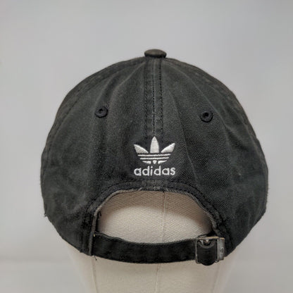 Adidas Slideback Hat Black OSFM Adjustable Embroidered 6 Panel Cotton