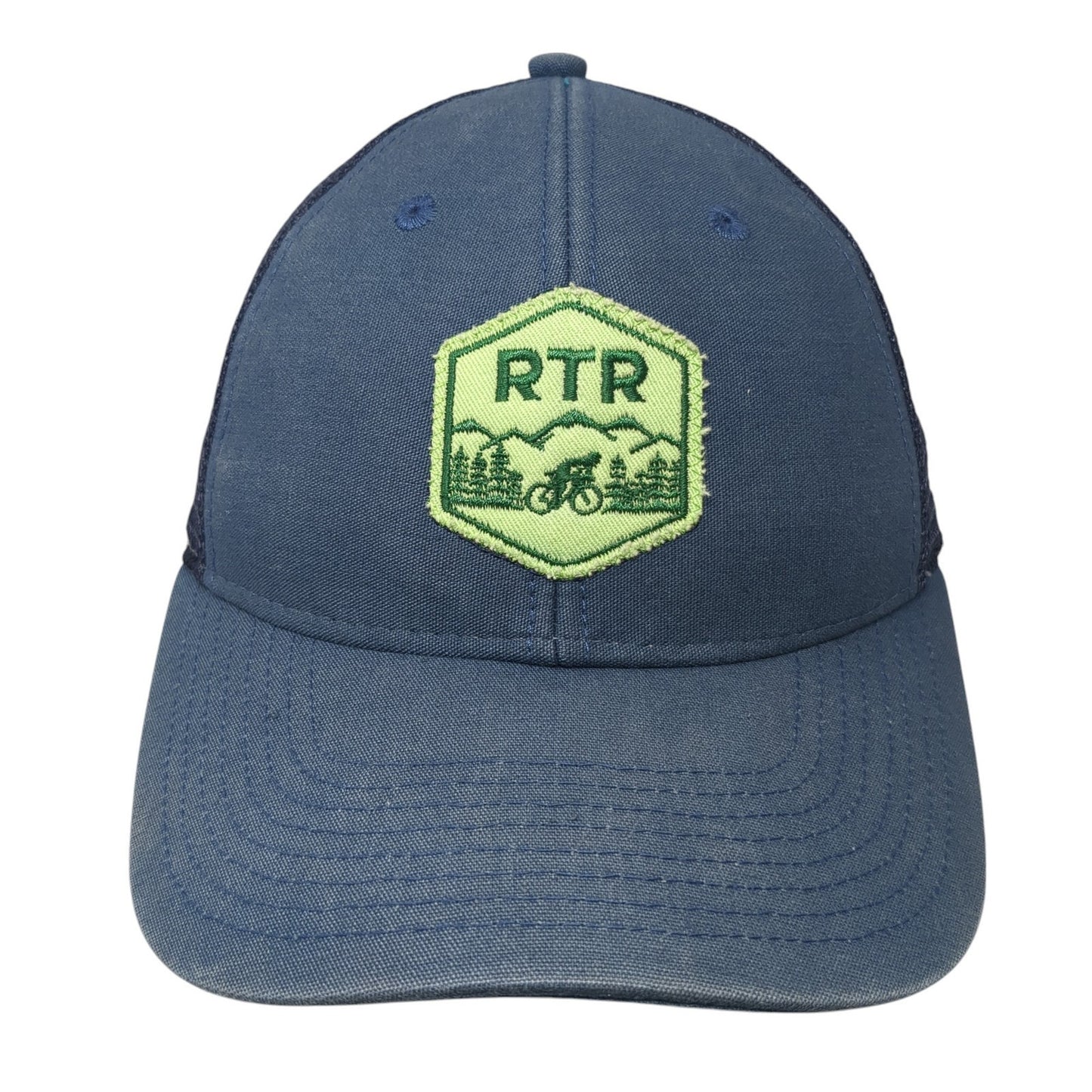 RTR Staff Trucker Hat Blue One Size Adjustable Embroidered Mesh Back Ouray