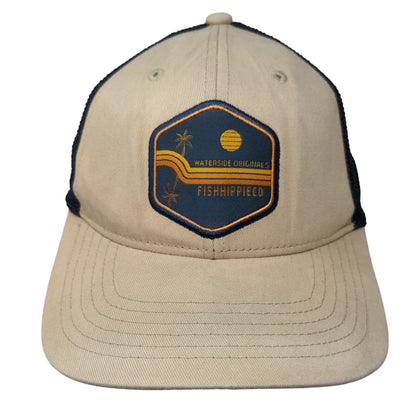 Waterside Originals Fish Hippie Co Snapback Mesh Back Trucker Hat Multi One Size