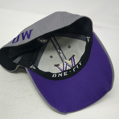 Top of the World Washington Huskies NCAA Gray Purple One Size Hat Embroidered