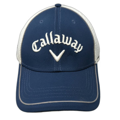 Callaway Baseball Cap Blue M Mesh Tour Authentic Odyssey XR Bomb Golf Hat