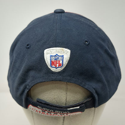 Reebok NFL Patriots Super Bowl XXXVI Champions Blue One Size Strapback Cap Hat