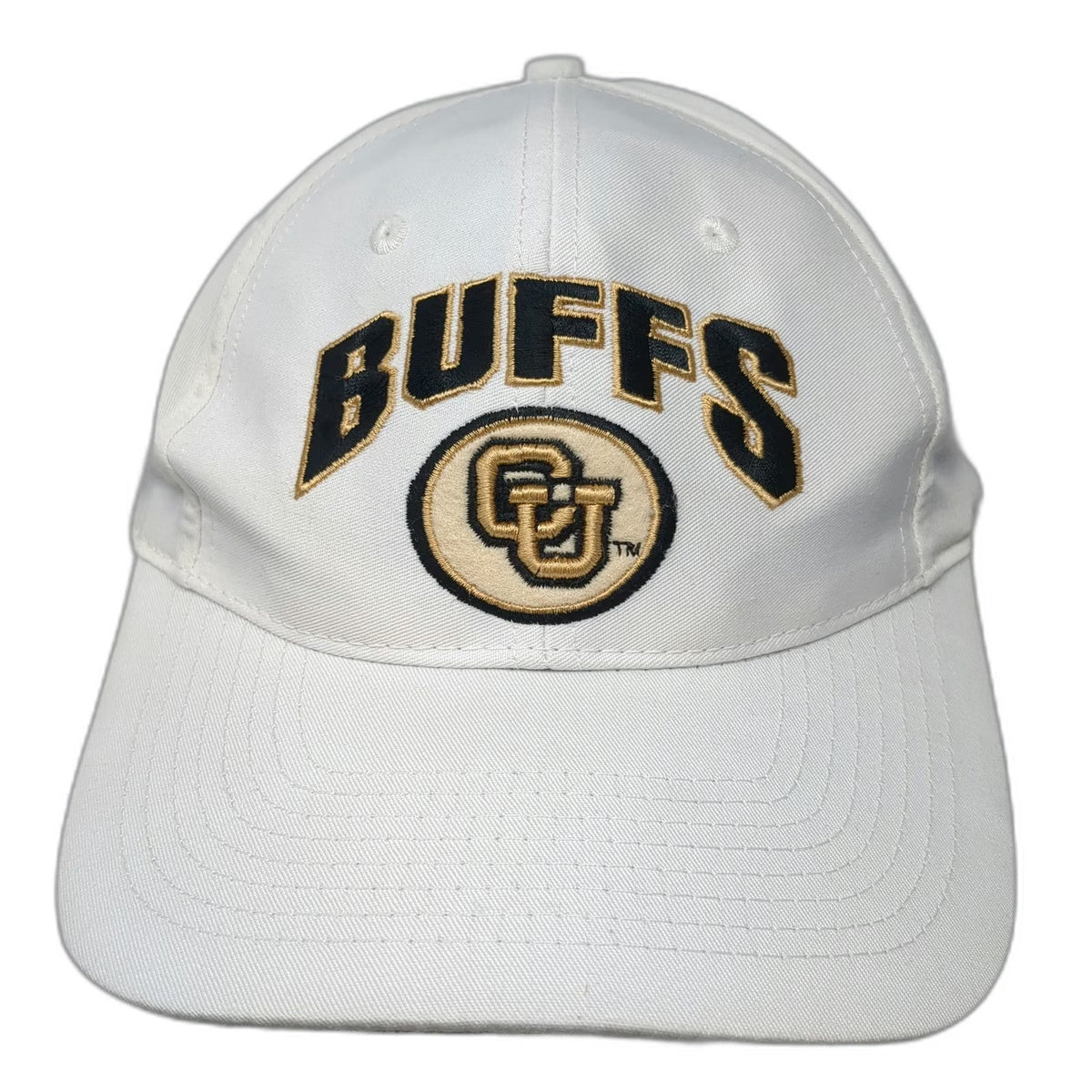 Top of the World Colorado Buffaloes NCAA Snapback Hat White Black Gold One Size