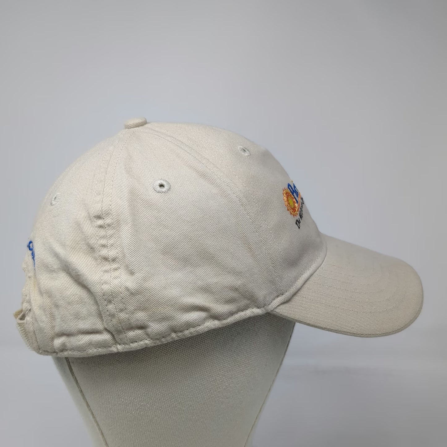 Baseball Cap Beige One Size Puritan's Pride Vitamin Promo Strapback Cotton Hat