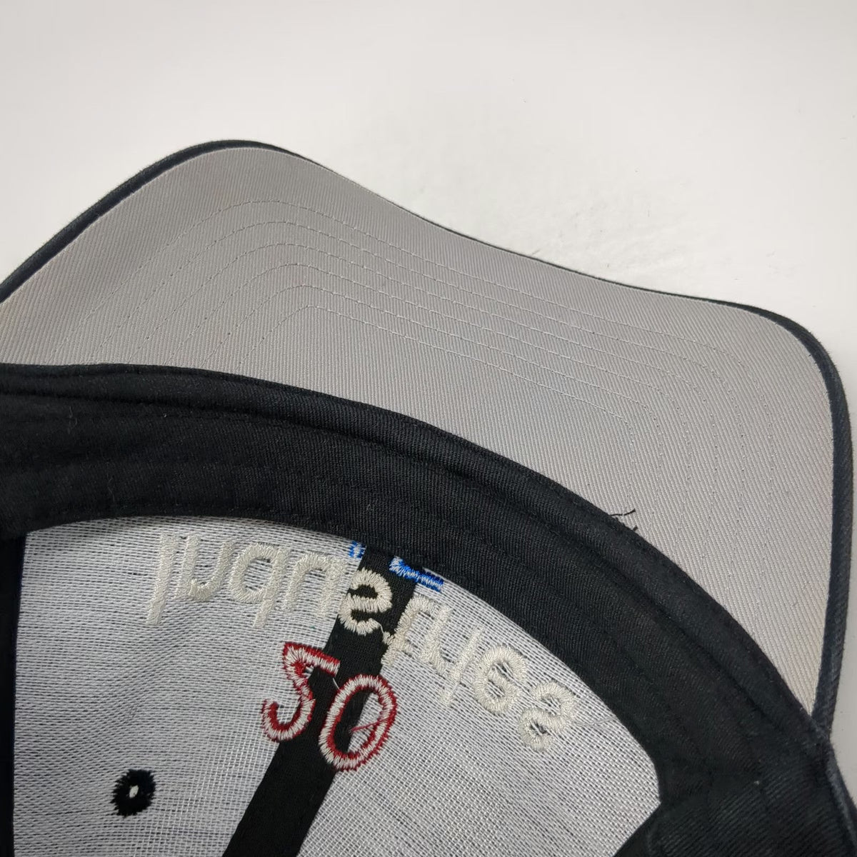 KC Caps Baseball Cap Black M J.E. Industries 20 Percent Stretch Fit Hat Gray