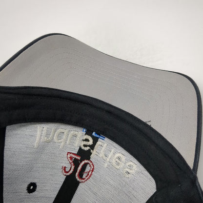 KC Caps Baseball Cap Black M J.E. Industries 20 Percent Stretch Fit Hat Gray