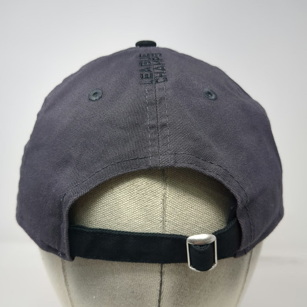 New Era MLB World Series League Champs Gray Baseball Cap OS Slideback Cotton Hat