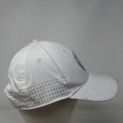 Gettin' Toasted Strapback Hat White OSFM Embroidered Breathable The Game