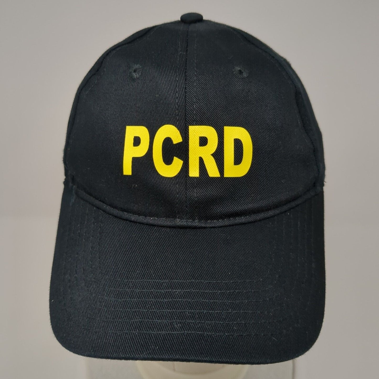 PCRD Strapback Hat Black Youth One Size Adjustable Port & Company