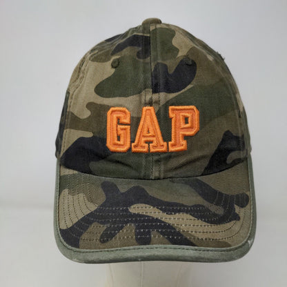 GAP Kids Fitted Hat Green Camo Size S/M Embroidered Logo Cotton