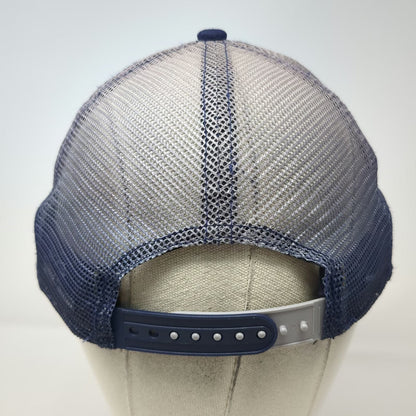 San Diego Padres MLB New Era Blue Trucker Hat L Mesh Snapback Ombre Gradient SD