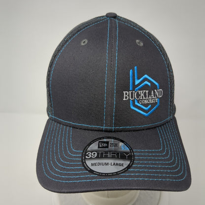 Buckland Concrete Fitted Hat Gray Medium/Large Mesh New Era 39Thirty