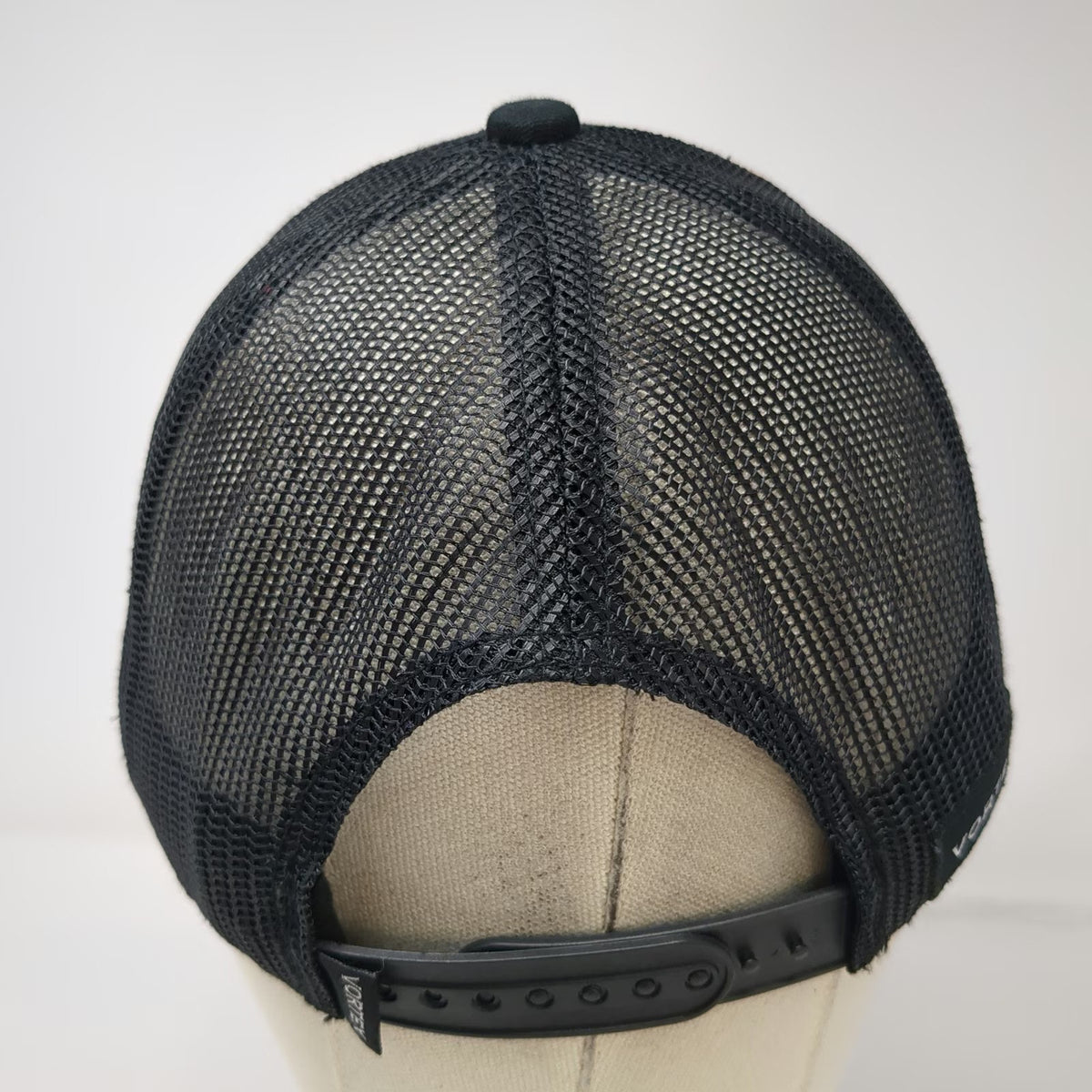 Vortex Optics Trucker Hat Black One Size Mesh Snapback Tonal Logo Structured