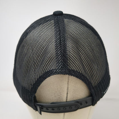 Vortex Optics Trucker Hat Black One Size Mesh Snapback Tonal Logo Structured