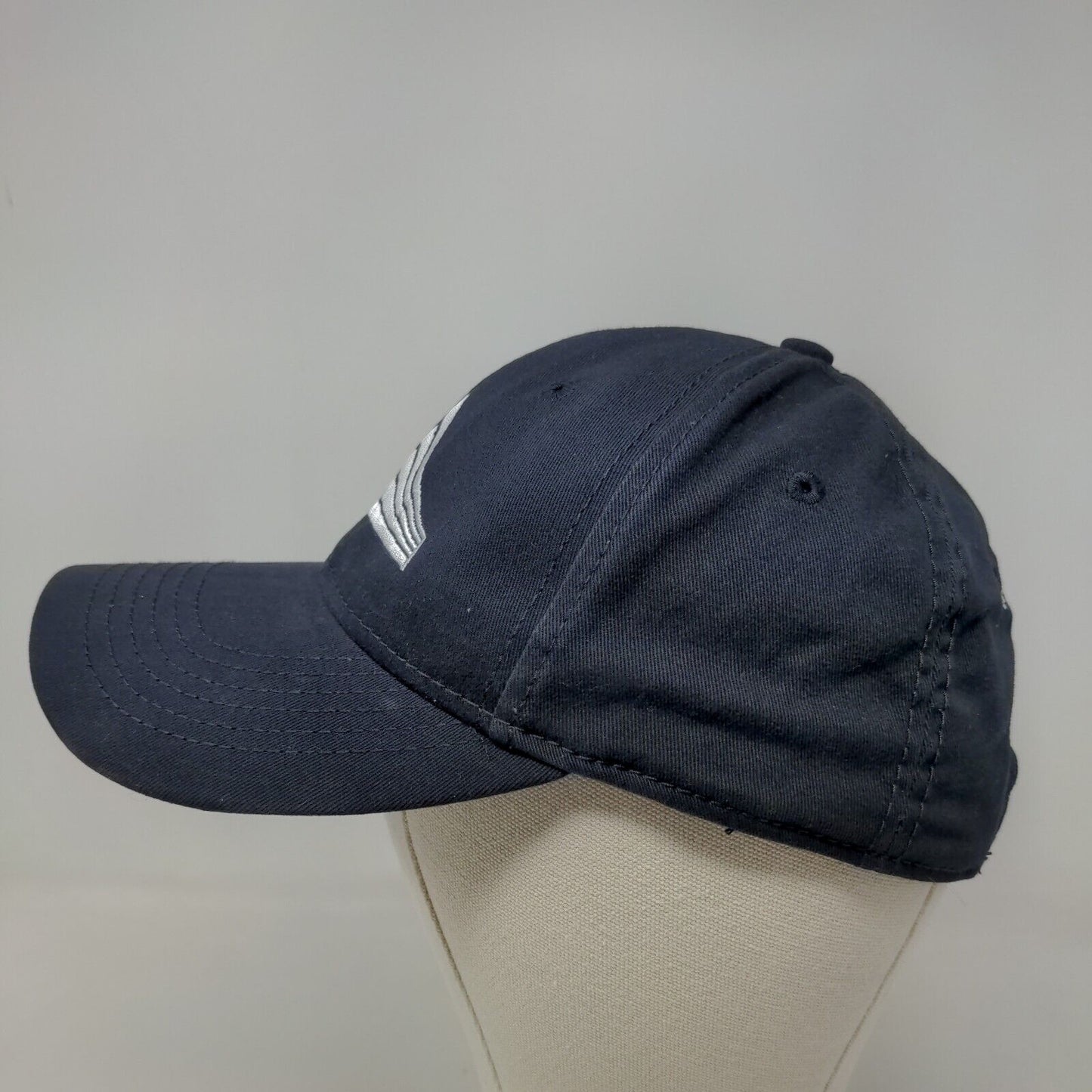 Sportsman Men's Slideback Hat Blue Adjustable Embroidered Logo Cotton