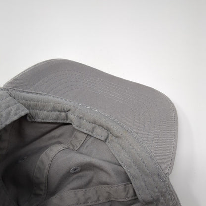 Newhattan Slideback Hat Gray One Size Adjustable Embroidered Blank Cotton