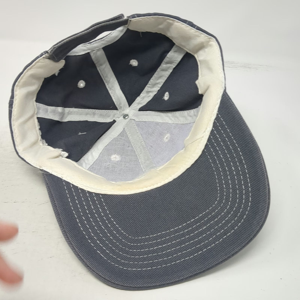 American Red Cross Baseball Cap Gray One Size Embroidered Logo Adjustable hat