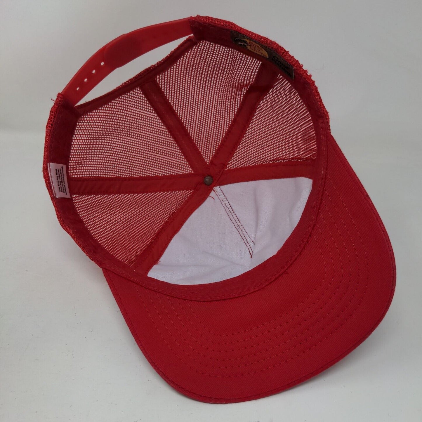 Bass Pro Shops Snapback Mesh Back Trucker Hat Red OSFM Adjustable