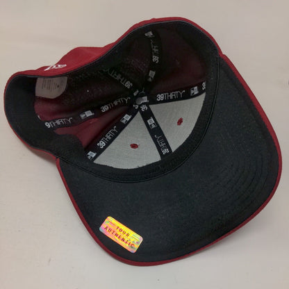 Taylor Made Fitted Hat Red S/M Lightweight 6 Panel Tour Authentic New Era