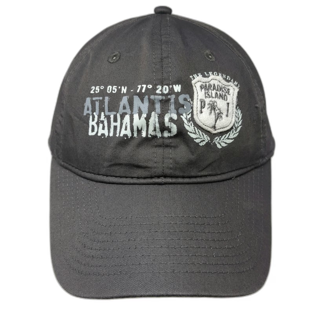 Gear For Sports Baseball Cap Gray One Size Atlantis Bahamas Paradise Island Hat