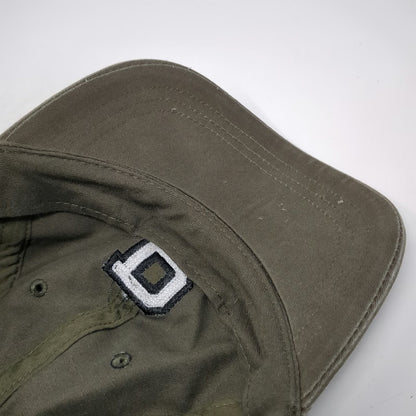 PINK Victoria's Secret Baseball Cap Green One Size P Patch Hat Slideback Cotton