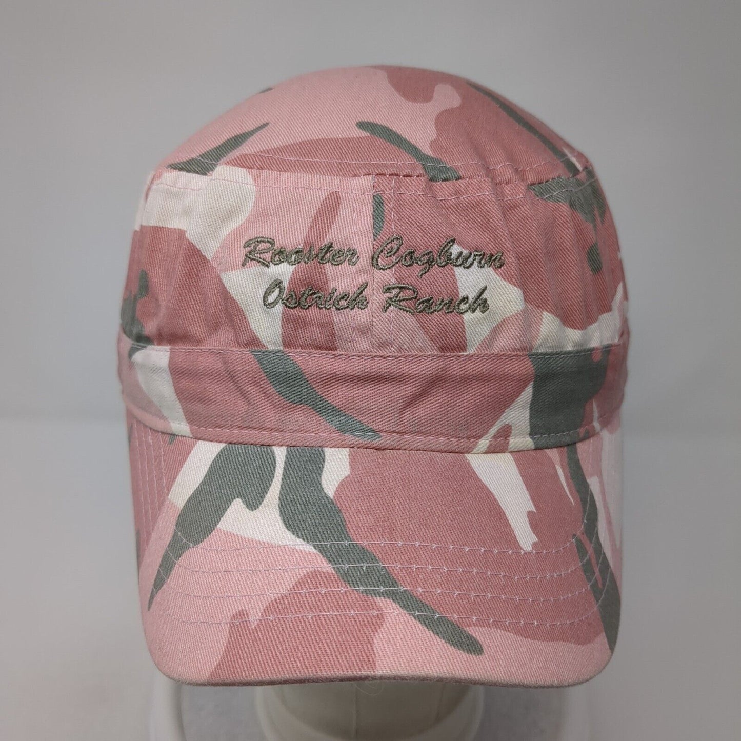 Rooster Cogburn Ostrich Ranch Srapback Cadet Army Hat Camo One Size