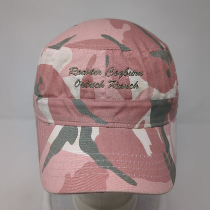 Rooster Cogburn Ostrich Ranch Srapback Cadet Army Hat Camo One Size