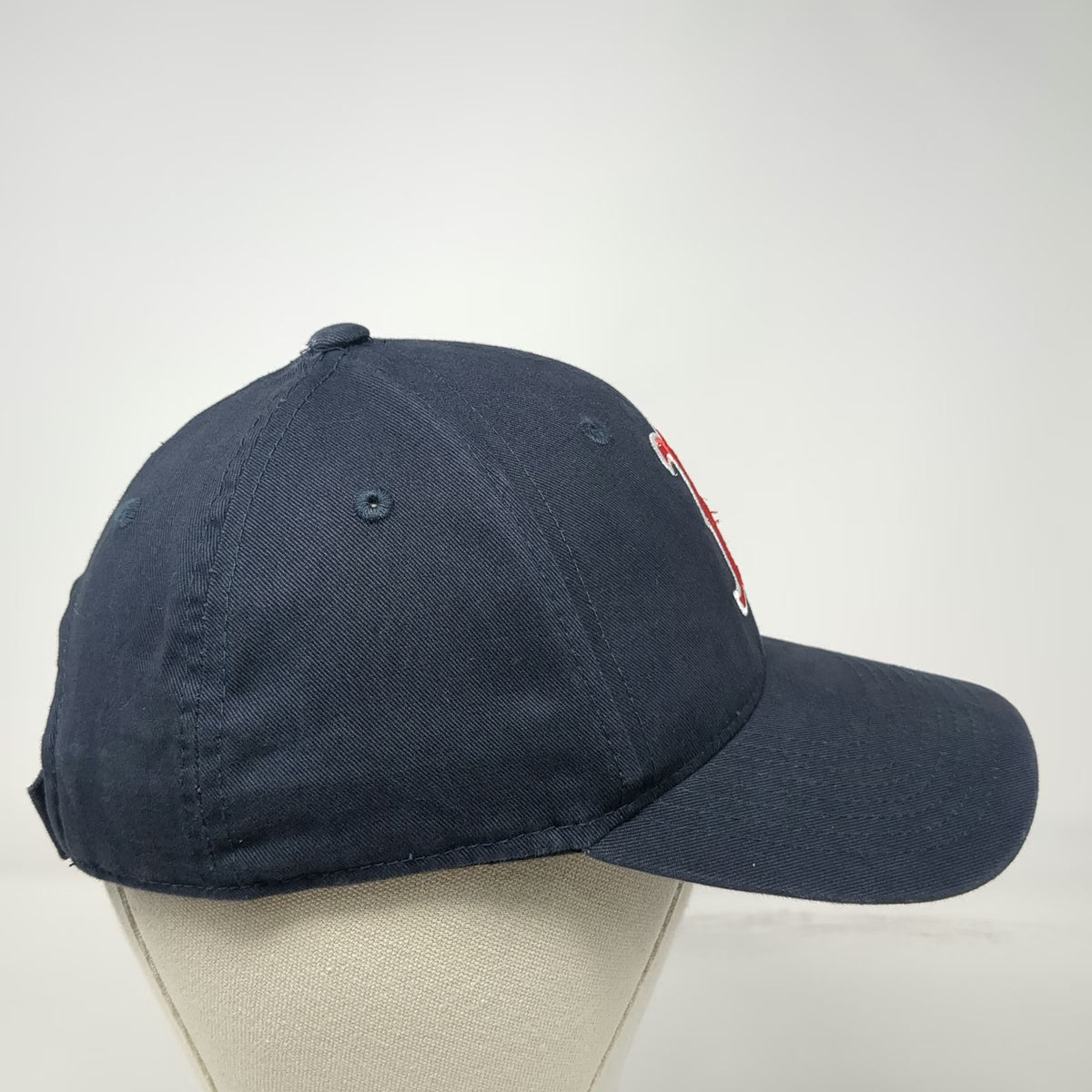Boston Red Sox MLB Fan Favorite Baseball Cap Blue OSFM Strapback Gray Underbrim