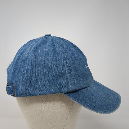 Diamond Supply Co Slideback Hat Blue One Size Adjustable Denim 6 Panel