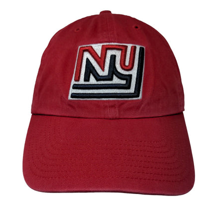 '47 Brand Men's Slideback Hat Red OS Embroidered New York Giants Logo Cotton MLB