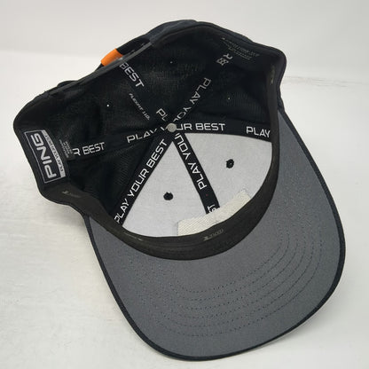 Ping Snapback Hat Black One Size Flexfit 110 Golf Play Your Best Patch Desert