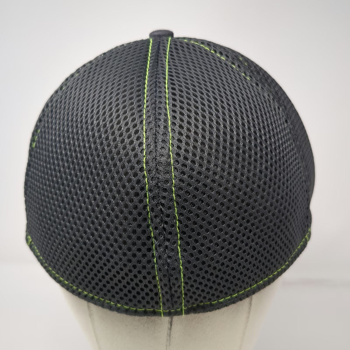 New Era Baseball Cap Gray XL Big Dog SLR Mesh Back Stretch Fit Stitching Hat