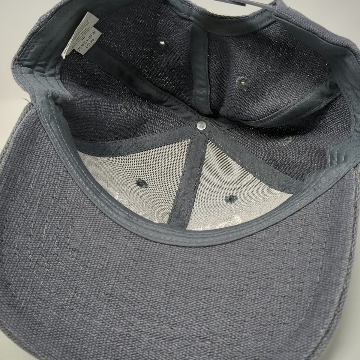 econscious Snapback Gray Hat One Size Hemp Cotton Berkley Accident and Health