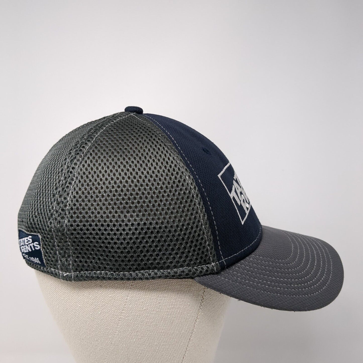 Tates Rent Fitted Trucker Hat Multicolor M/L Embroidered Mesh Back 6 Panel Q3