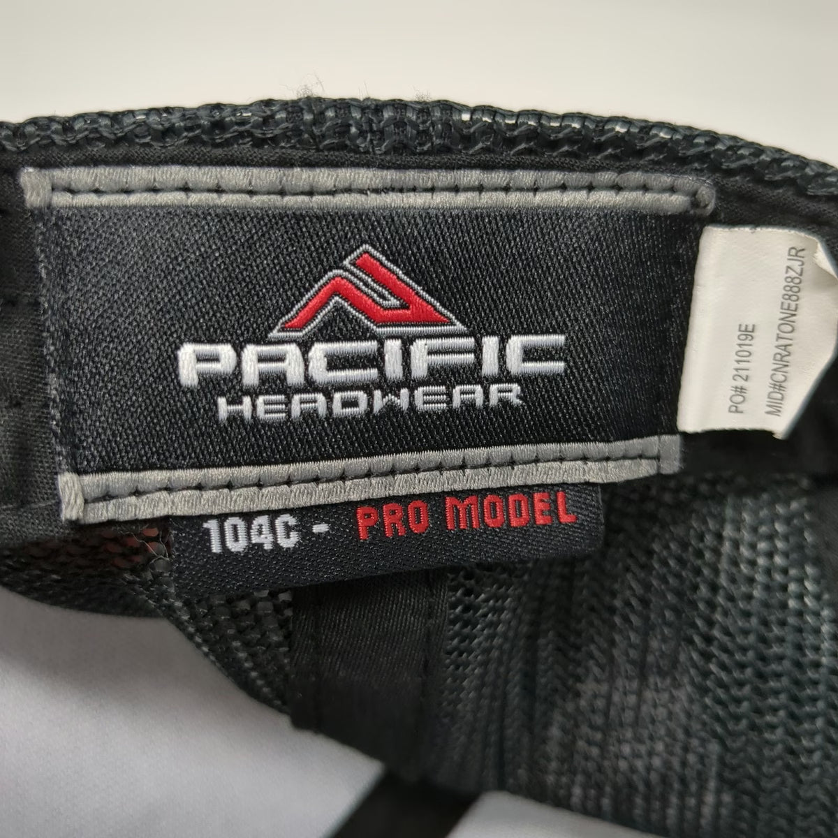 Pacific Headwear Trucker Hat Black One Size Herman Goldner Co Inc Mesh Snapback